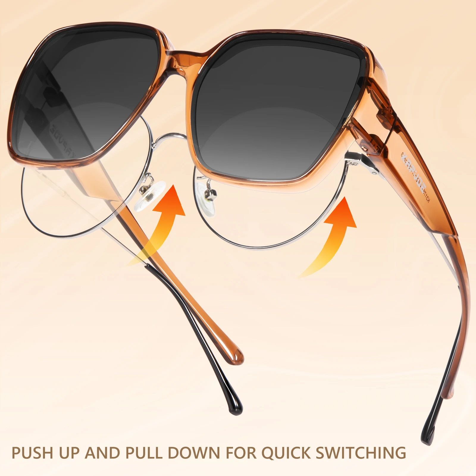 Fishing Sunglasses Polarized - Kapvoe Shades Rijden Vissen Fietsbril Fitover