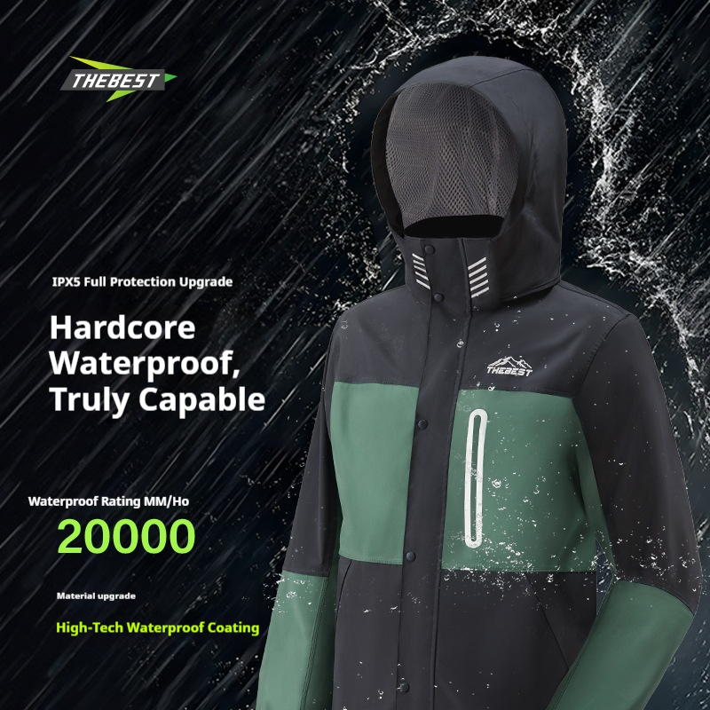 Fishing Rain Suit - Volledige motorregenjas voor volwassenen, tweedelig rijpak,