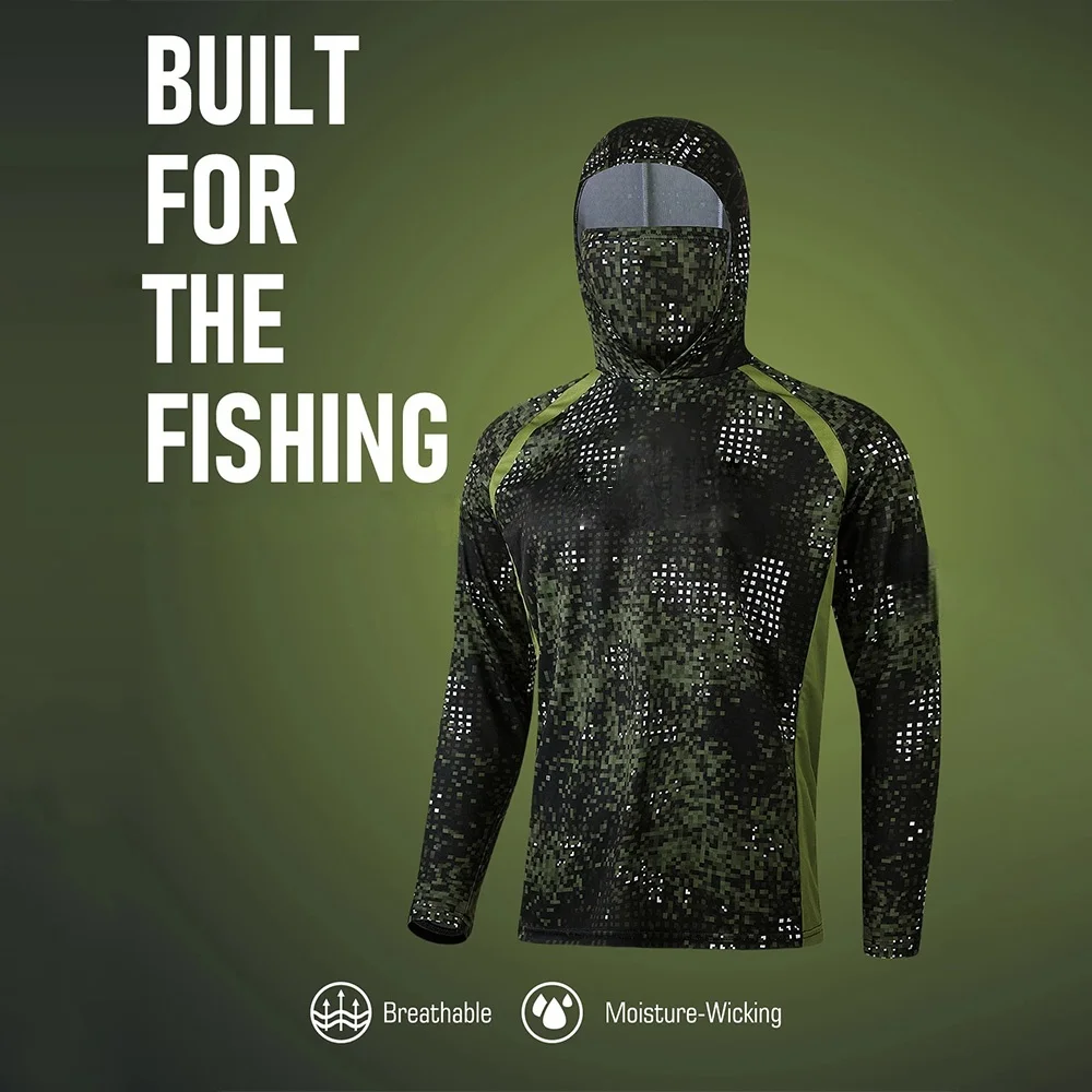 Viskleding voor mannen, hooded - Fishing Shirt Uv Protection recensie en prijs