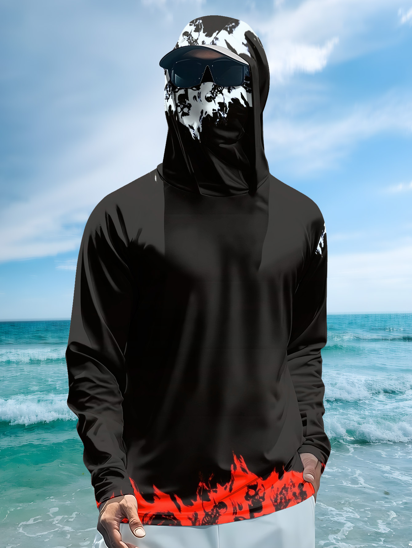 Heren Hoodie Vissershemd Lange - Fishing Shirt Uv Protection recensie en prijs