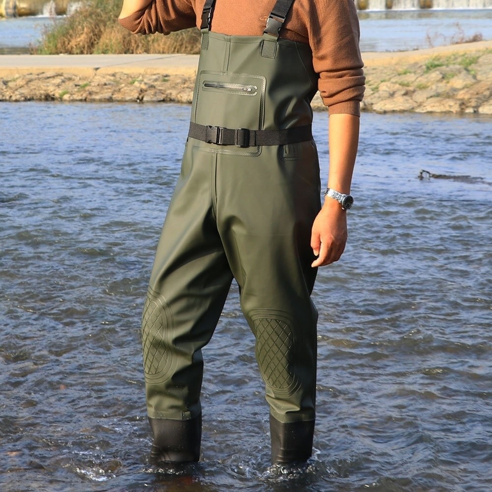 Handige PVC-vispak met dubbele - Fishing Pants Waterproof recensie en prijs