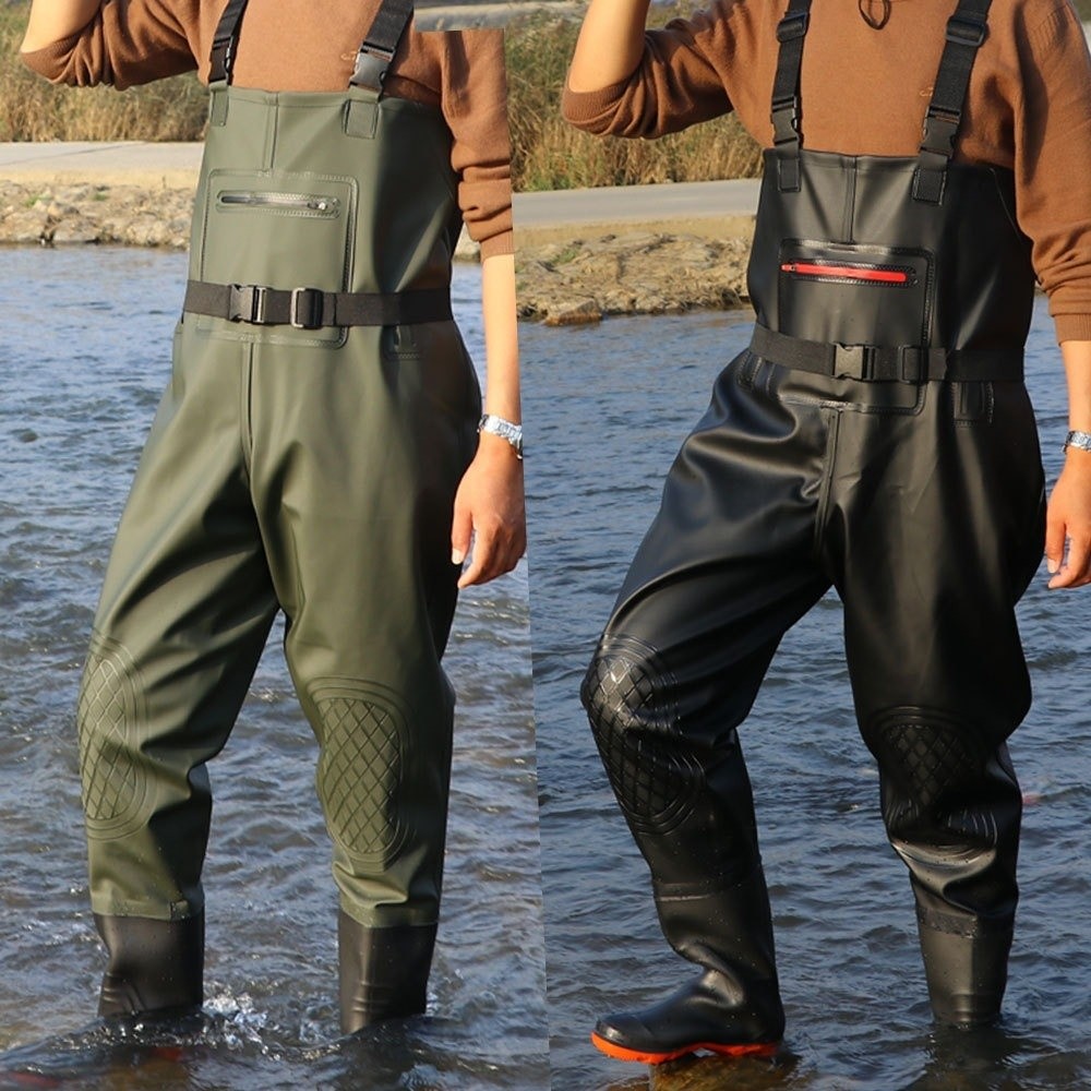 Handige PVC-vispak met dubbele - Fishing Pants Waterproof recensie en prijs