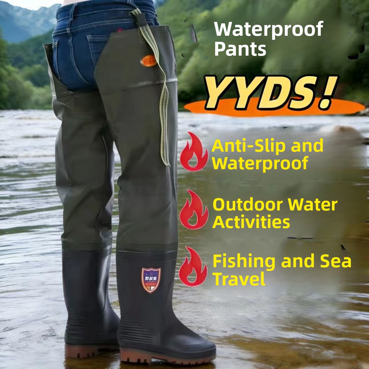 Verdikte overknee regenlaarzen - Fishing Rain Suit recensie en prijs