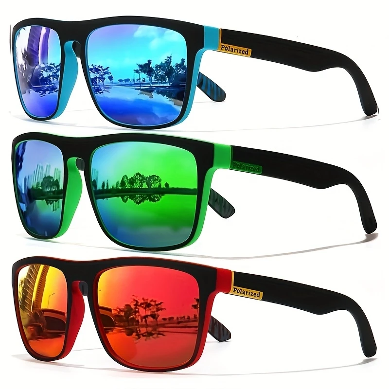 1/3PCS Vintage vierkante high- - Fishing Sunglasses Polarized recensie en prijs